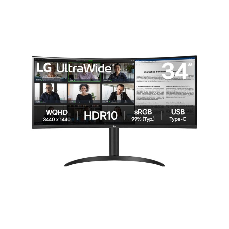 LG 34WR50QK-B computer monitor 86.4 cm (34 LG 34WR50QK-B computer monitor 86.4 cm (34