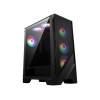 MSI MAG FORGE 120A AIRFLOW computer case Midi Tower Black, Transparent