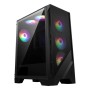 MSI MAG FORGE 120A AIRFLOW computer case Midi Tower Black, Transparent