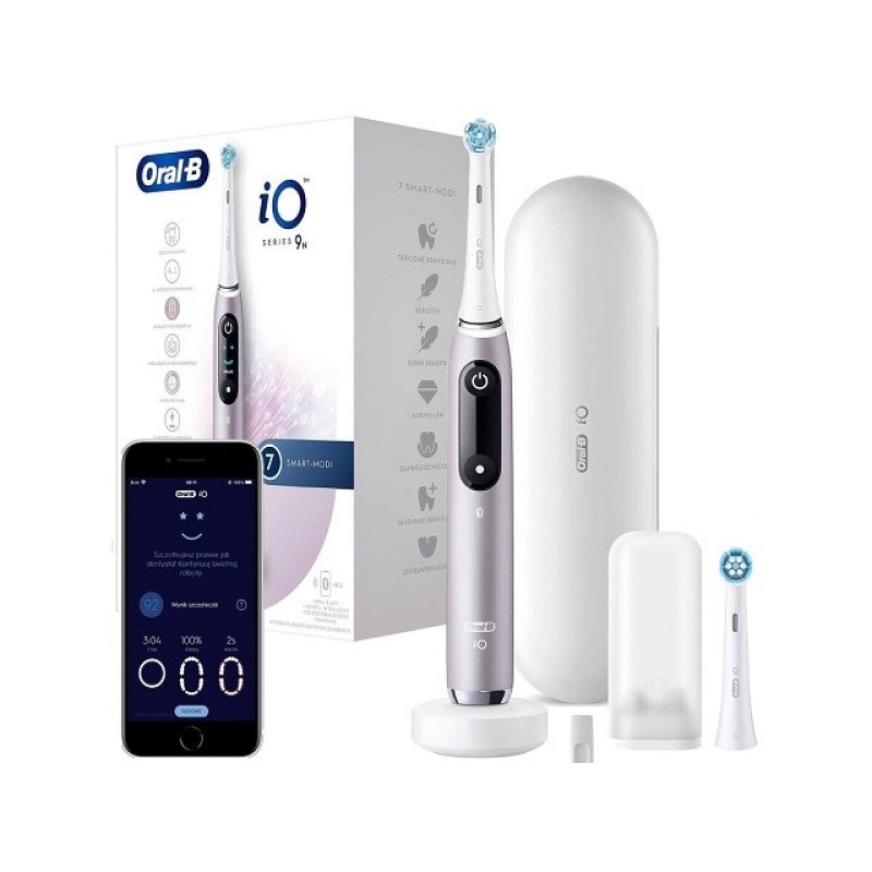 Braun iO Series 9 Rose Quartz electric toothbrush Braun iO Series 9 Rose Quartz electric toothbrush