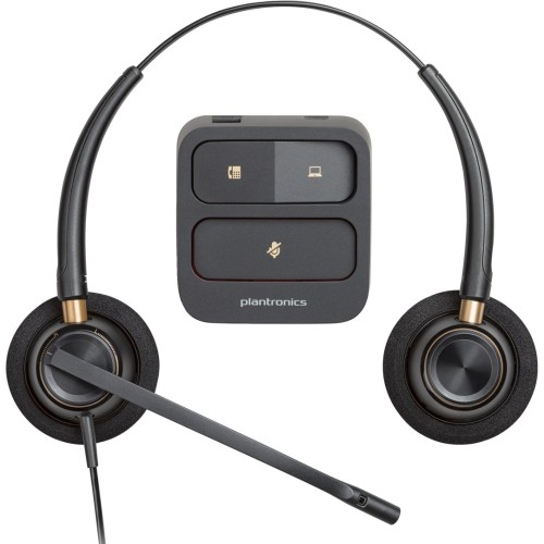 Poly EncorePro 520 Binaural Headset +Quick Disconnect
