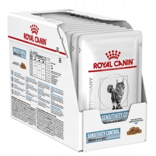 ROYAL CANIN Sensitivity Control Wet cat food Chunks in sauce Chicken with Rice 12x85 g ROYAL CANIN Sensitivity Control Wet cat food Chunks in sauce Chicken with Rice 12x85 g