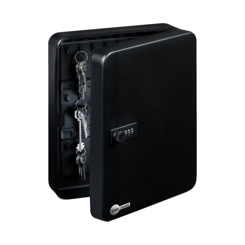 Yale YKB/540/CB2 Metal Wall Safe Black Yale YKB/540/CB2 Metal Wall Safe Black