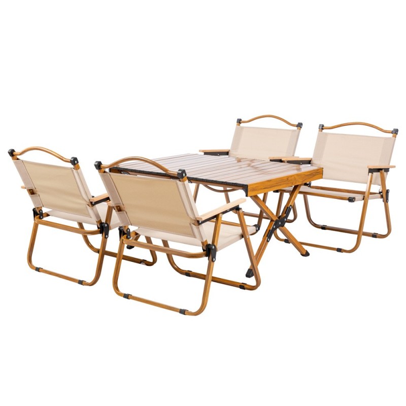 Folding camping garden table DREVO 90cm Folding camping garden table DREVO 90cm