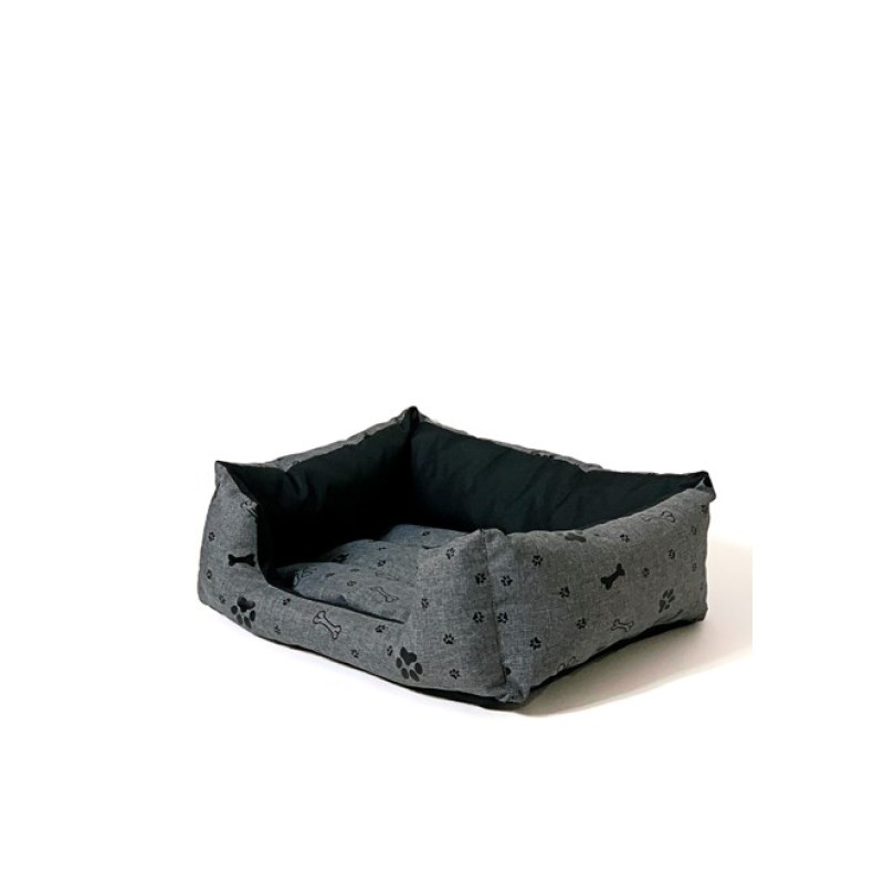 GO GIFT Dog bed L - graphite - 65x45x15 cm GO GIFT Dog bed L - graphite - 65x45x15 cm