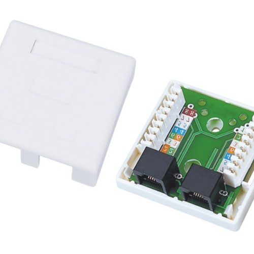 Alantec GN002 wire connector 2xRJ45 White