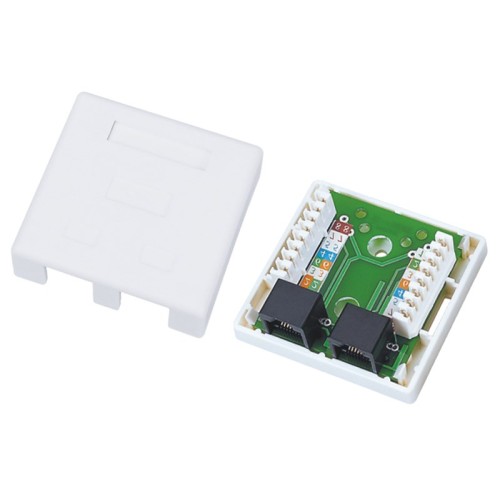 Alantec GN002 wire connector 2xRJ45 White Alantec GN002 wire connector 2xRJ45 White