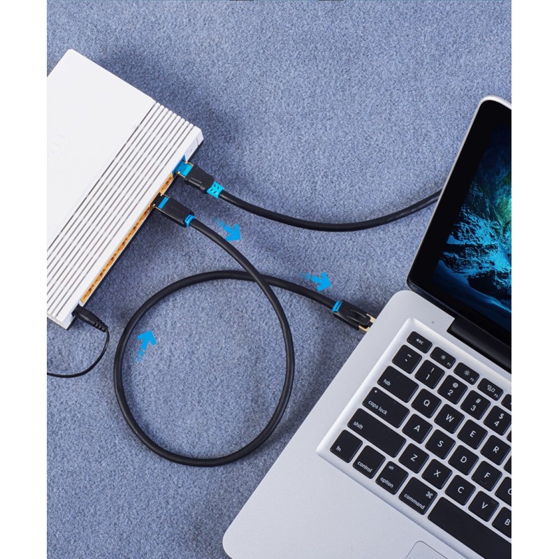 Vention Cat.8 SFTP Patch Cable 5M Black Vention Cat.8 SFTP Patch Cable 5M Black