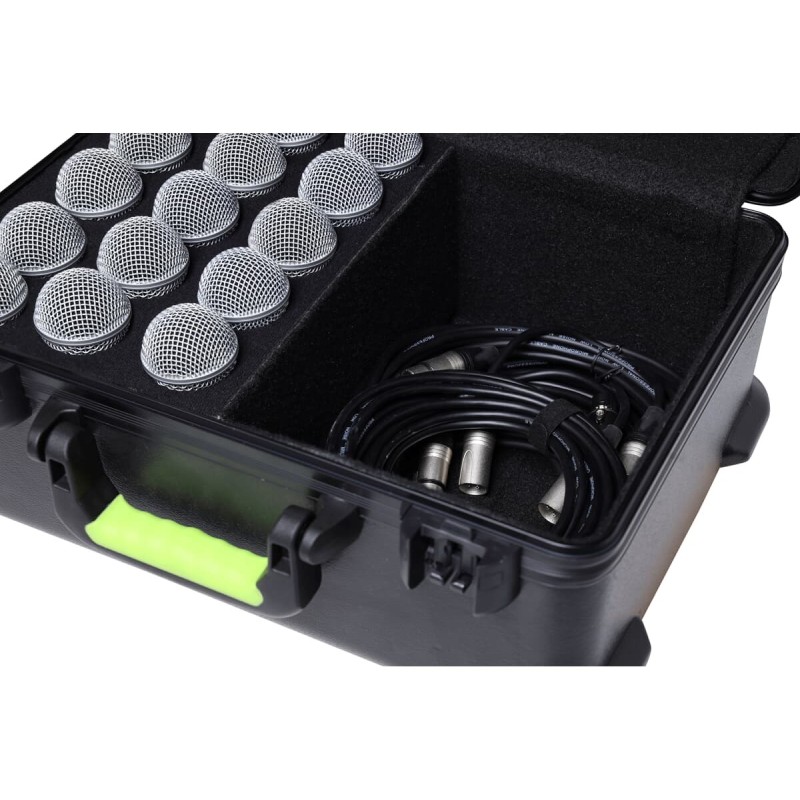 Shure SH-MICCASE15 - transport case with clips for 15 microphones Shure SH-MICCASE15 - transport case with clips for 15 microphones