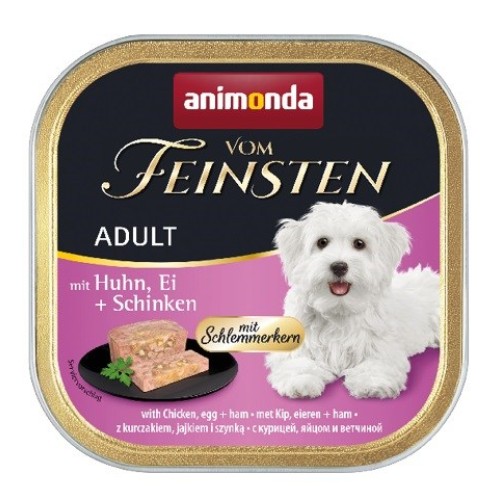 animonda Vom Feinsten Gourmet core with Chicken, egg + ham Egg, Chicken, Ham Adult 150 g animonda Vom Feinsten Gourmet core with Chicken, egg + ham Egg, Chicken, Ham Adult 150 g