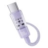 Baseus Gem USB A to USB C fast charging cable 2 m 100 W Purple Baseus Gem USB A to USB C fast charging cable 2 m 100 W Purple