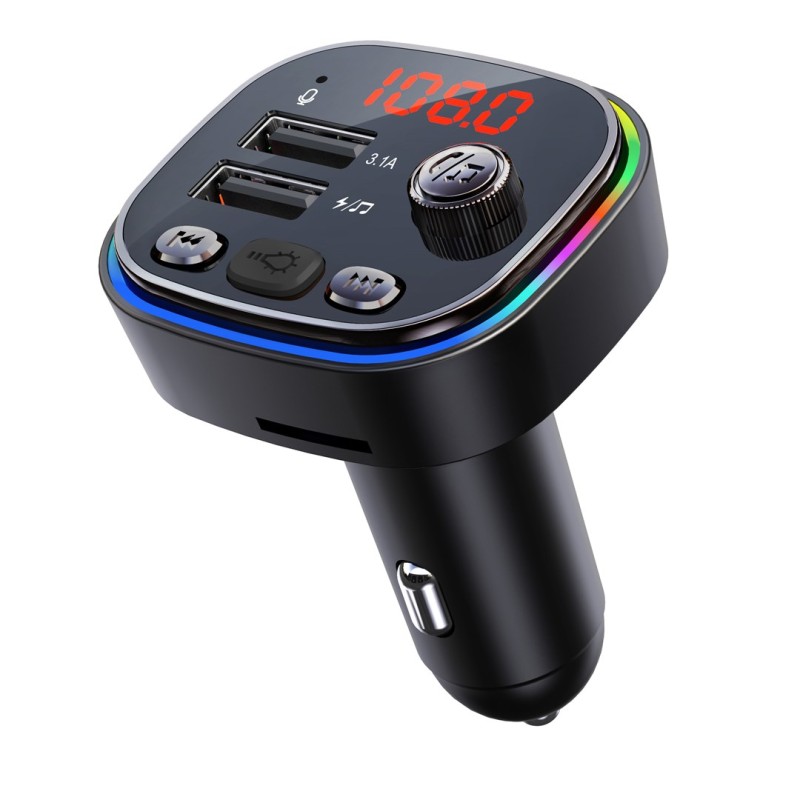 Vakoss TC-B439K FM transmitter 87.5 - 108 MHz Bluetooth/USB Black Vakoss TC-B439K FM transmitter 87.5 - 108 MHz Bluetooth/USB Black