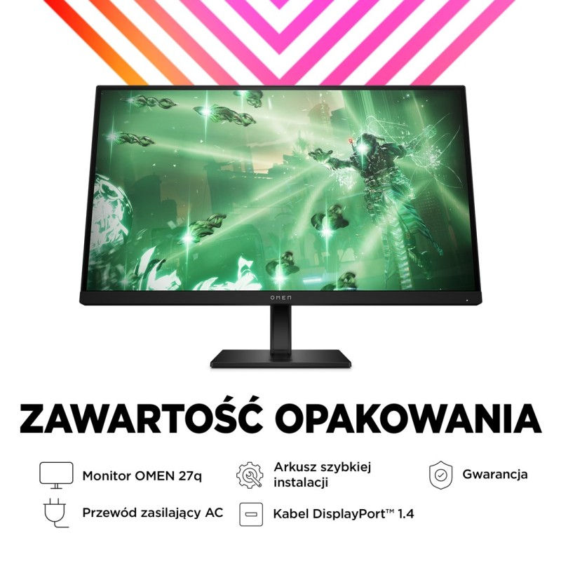OMEN by HP 27 inch QHD 165Hz Gaming Monitor - OMEN 27q OMEN by HP 27 inch QHD 165Hz Gaming Monitor - OMEN 27q