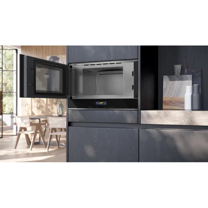 Siemens iQ700 BF722L1B1 microwave Built-in Solo microwave 21 L 900 W Black Siemens iQ700 BF722L1B1 microwave Built-in Solo microwave 21 L 900 W Black