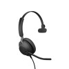 Jabra Evolve2 40 MS Mono USB-A - wired over-ear headphones, black Jabra Evolve2 40 MS Mono USB-A - wired over-ear headphones, black
