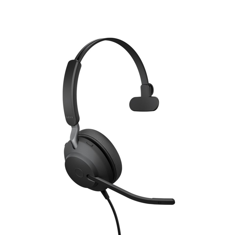 Jabra Evolve2 40 MS Mono USB-A - wired over-ear headphones, black Jabra Evolve2 40 MS Mono USB-A - wired over-ear headphones, black
