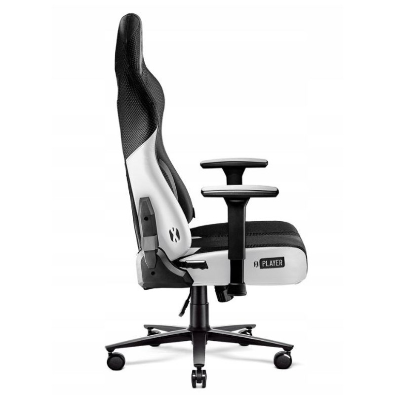 DiabloX-PLAYER 2.0. normal gaming chair white and black DiabloX-PLAYER 2.0. normal gaming chair white and black