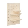 Maclean wooden board organizer, light wood color, 40x60 cm, max. 20 kg, MC-130 WD