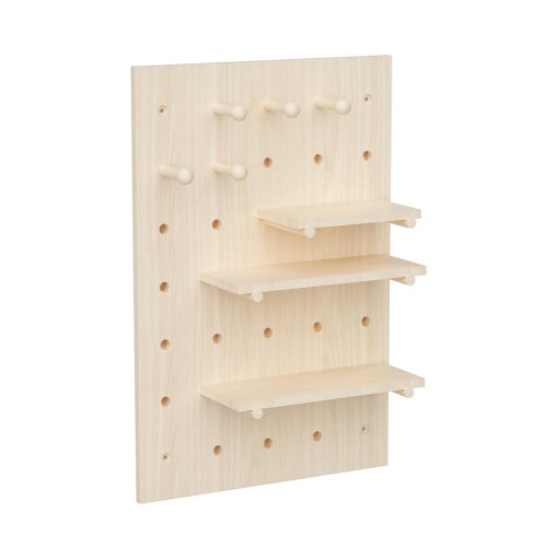 Maclean wooden board organizer, light wood color, 40x60 cm, max. 20 kg, MC-130 WD Maclean wooden board organizer, light wood color, 40x60 cm, max. 20 kg, MC-130 WD