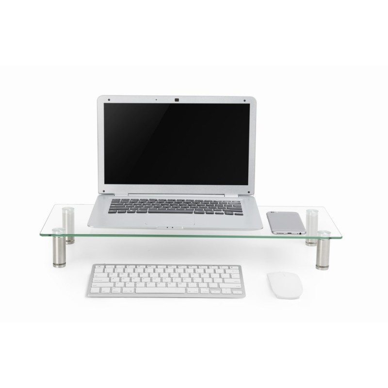 Gembird MS-TABLE-GM-01 Glass monitor stand, medium