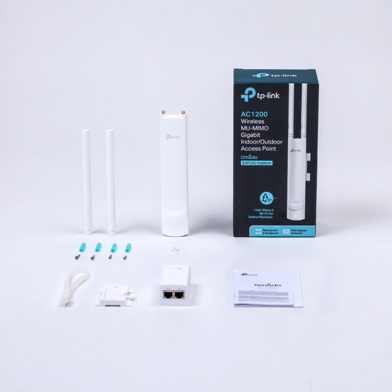 TP-Link Omada EAP225-Outdoor 1200 Mbit/s White Power over Ethernet (PoE) TP-Link Omada EAP225-Outdoor 1200 Mbit/s White Power over Ethernet (PoE)
