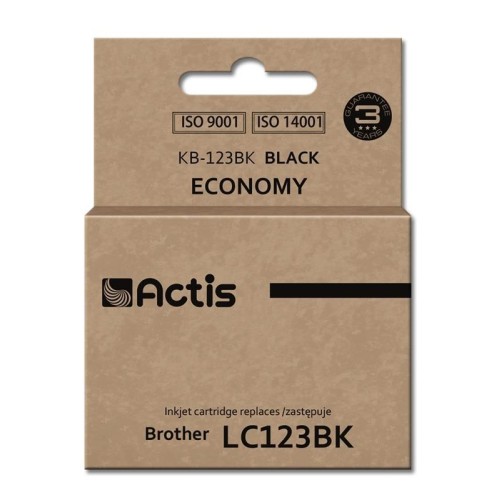 Actis KB-123Bk ink (replacement for Brother LC123BK/LC121BK; Standard; 10 ml; black) Actis KB-123Bk ink (replacement for Brother LC123BK/LC121BK; Standard; 10 ml; black)