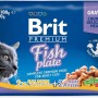 BRIT Premium Cat Fish Plate - wet cat food - 4x100g