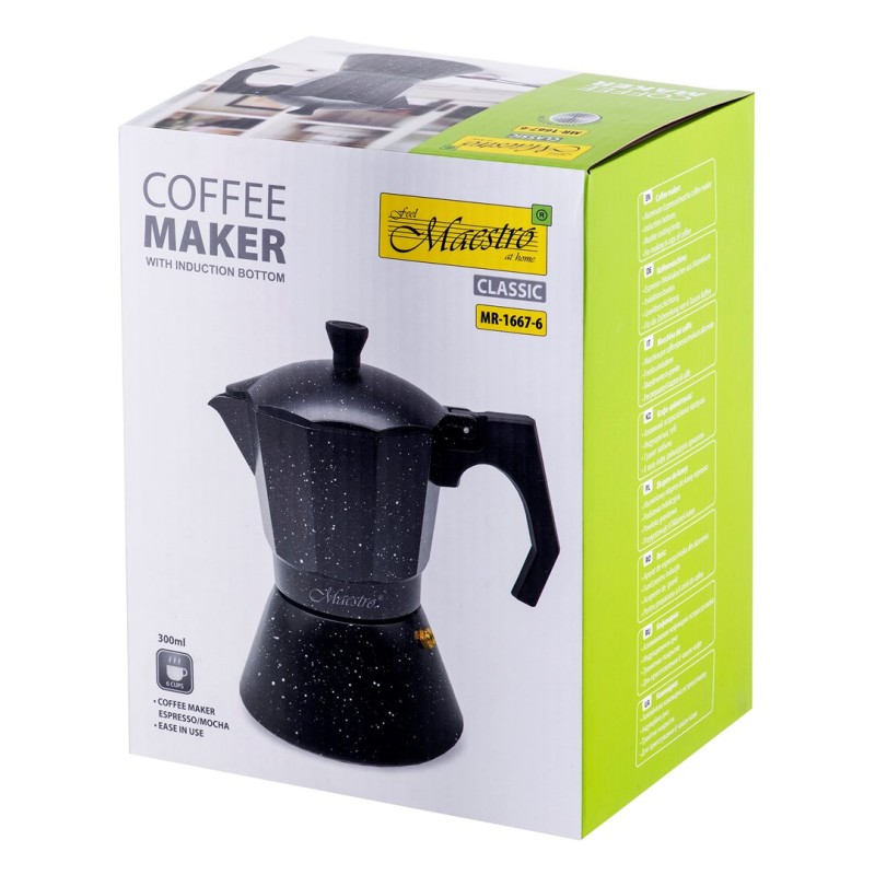 Coffee machine for 6 cups MR-1667-6 MAESTRO Coffee machine for 6 cups MR-1667-6 MAESTRO