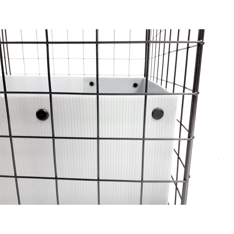 C&C modular cage 5x2 pig rabbit hedgehog silver 180 x 75 x 37 cm C&C modular cage 5x2 pig rabbit hedgehog silver 180 x 75 x 37 cm