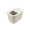 SAVIC HOP Coffee Brown with White Lid – Cat Litter Tray – 58.5x39x39.5 cm – 1 pc. SAVIC HOP Coffee Brown with White Lid – Cat Litter Tray – 58.5x39x39.5 cm – 1 pc.