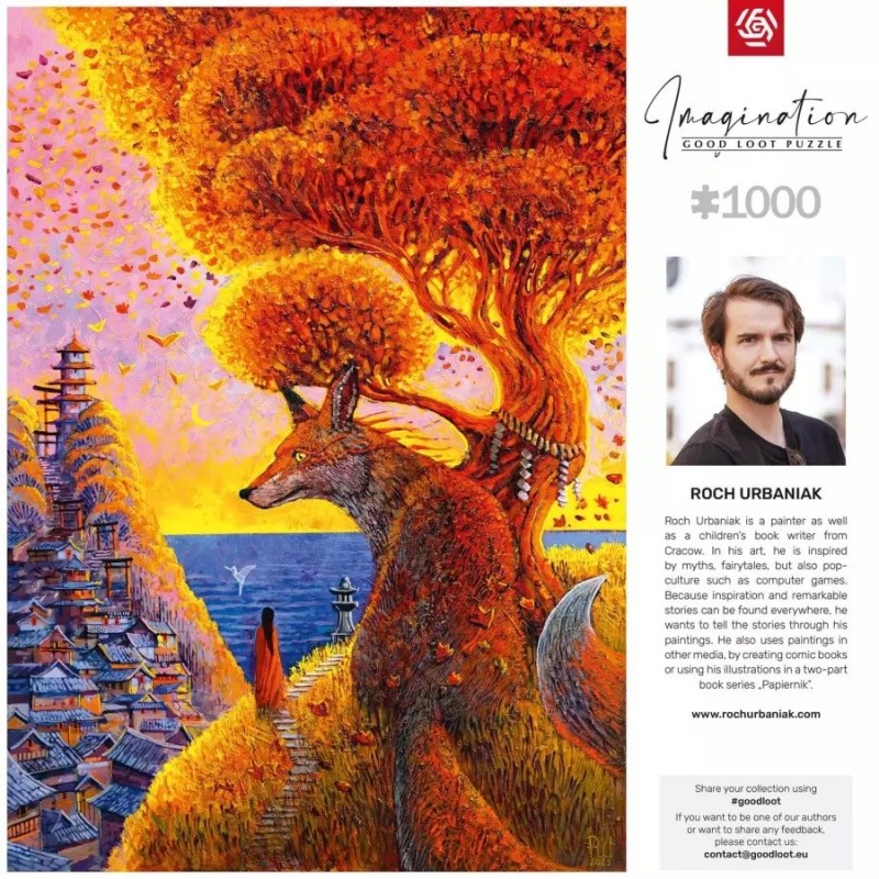Puzzle Good Loot Imagination - Roch Urbaniak: Benkei 1000 pc(s) Puzzle Good Loot Imagination - Roch Urbaniak: Benkei 1000 pc(s)