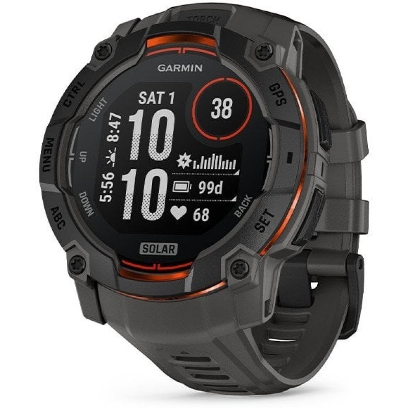 Smartwatch GARMIN Instinct 3 45mm SOLAR Black