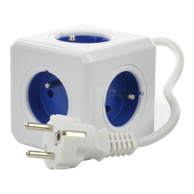 Allocacoc PowerCube Extended Type E power extension 1.5 m 5 AC outlet(s) Indoor Blue Allocacoc PowerCube Extended Type E power extension 1.5 m 5 AC outlet(s) Indoor Blue