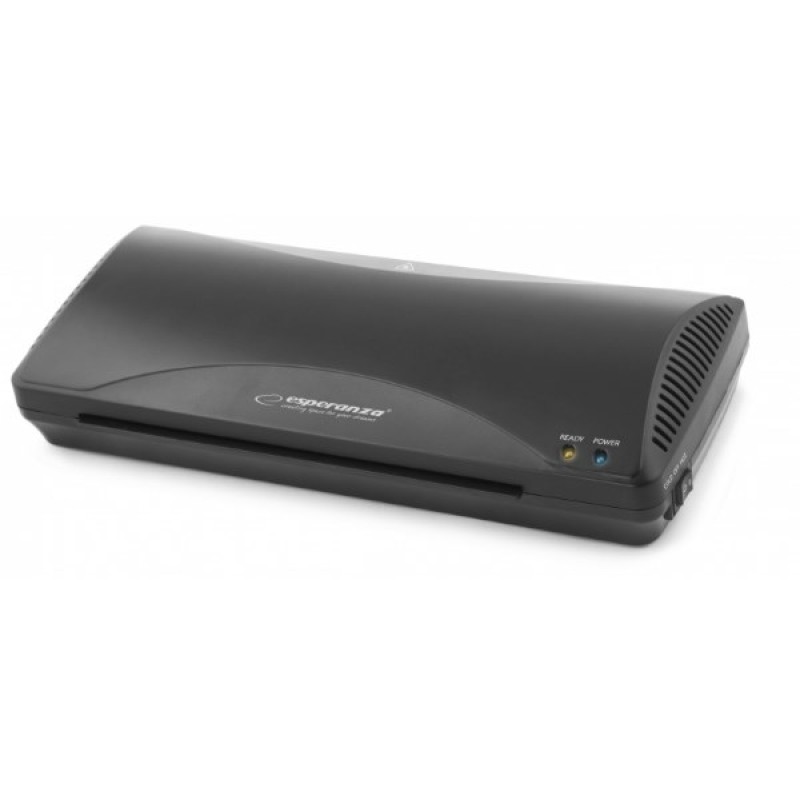 Esperanza EFL001 laminator Cold/hot laminator 250 mm/min Black Esperanza EFL001 laminator Cold/hot laminator 250 mm/min Black