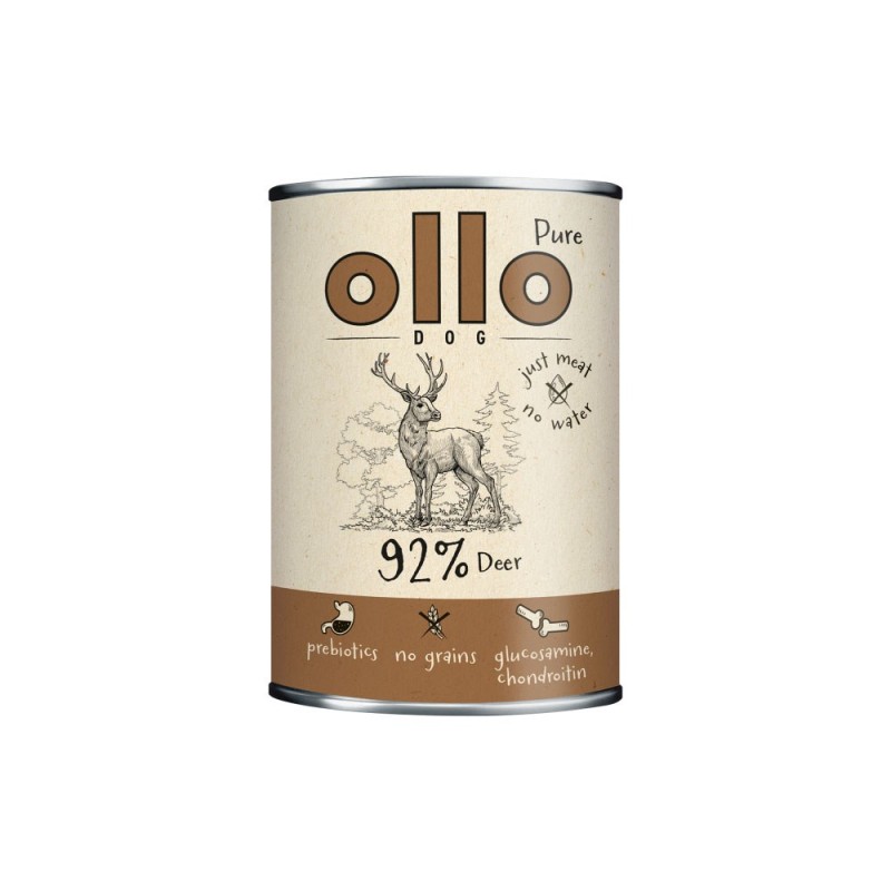OLLO Pure Deer – wet dog food – 850 g