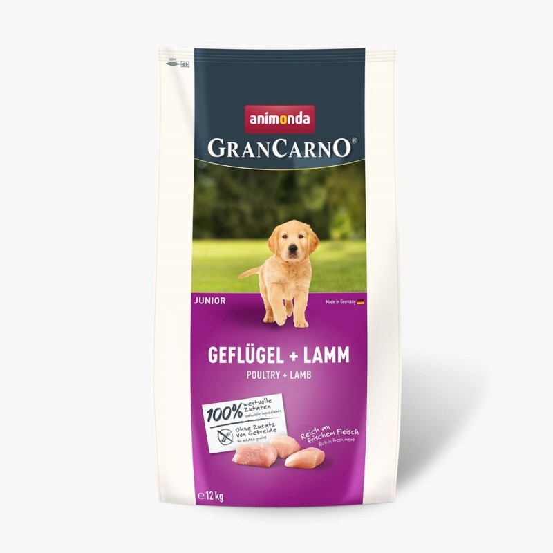 ANIMONDA Gran Carno Junior Poultry with Lamb - dry dog food - 12 kg ANIMONDA Gran Carno Junior Poultry with Lamb - dry dog food - 12 kg
