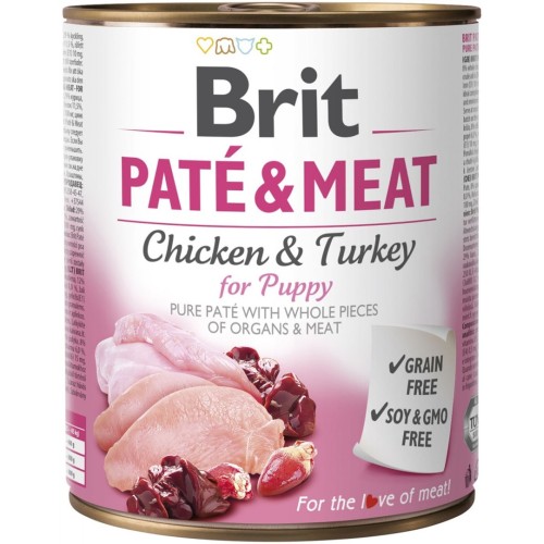 BRIT Paté & Meat Puppy - 800g BRIT Paté & Meat Puppy - 800g