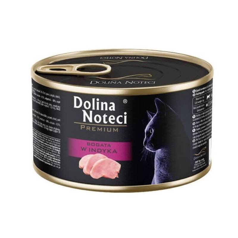 DOLINA NOTECI Premium Rich in turkey - wet cat food - 185g DOLINA NOTECI Premium Rich in turkey - wet cat food - 185g