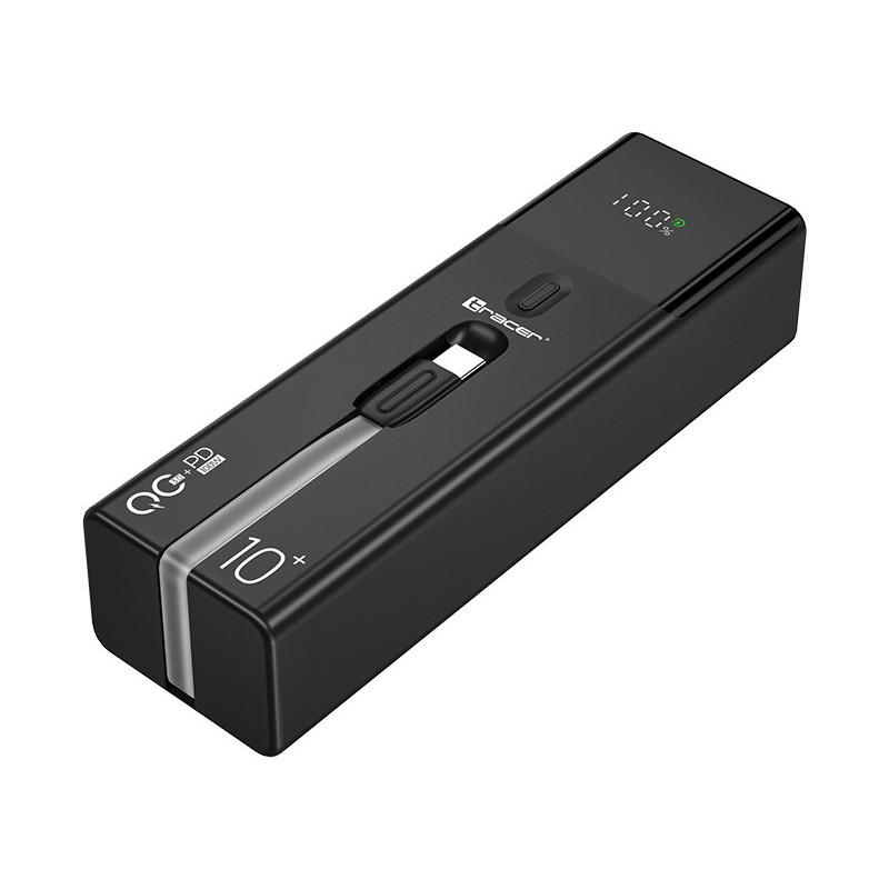 Tracer Quant 10000mAh 100W PD+QC, Black