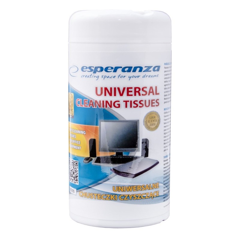 Esperanza ES105 Universal cleaning wipes - 100 items Esperanza ES105 Universal cleaning wipes - 100 items