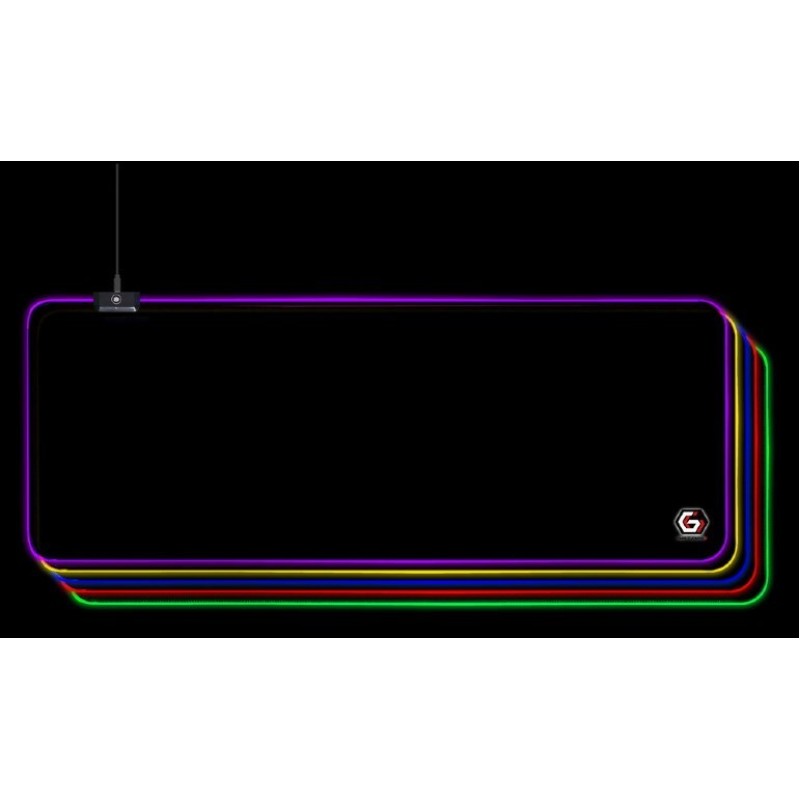 Gembird MP-GAMELED-L mouse pad Gaming mouse pad Black Gembird MP-GAMELED-L mouse pad Gaming mouse pad Black