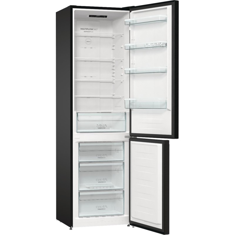Gorenje NRK6202EBXL4 fridge-freezer Freestanding 331 L E Black