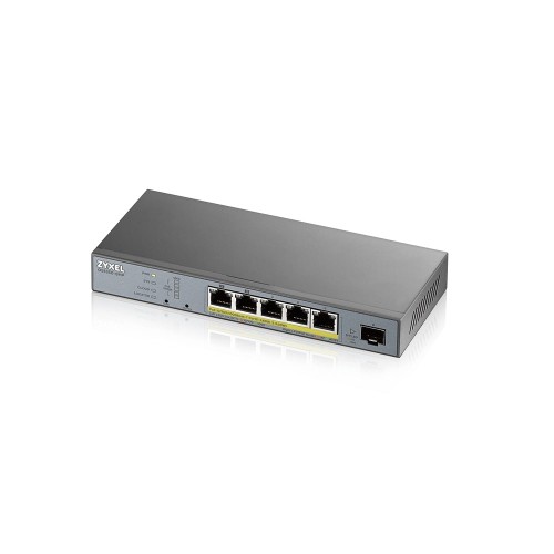 Zyxel GS1350-6HP-EU0101F network switch Managed L2 Gigabit Ethernet (10/100/1000) Power over Ethernet (PoE) Grey Zyxel GS1350-6HP-EU0101F network switch Managed L2 Gigabit Ethernet (10/100/1000) Power over Ethernet (PoE) Grey