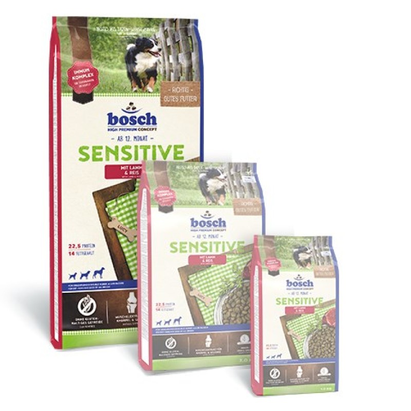 BOSCH Sensitive Lamb&Rice - dry dog food - 15 kg BOSCH Sensitive Lamb&Rice - dry dog food - 15 kg