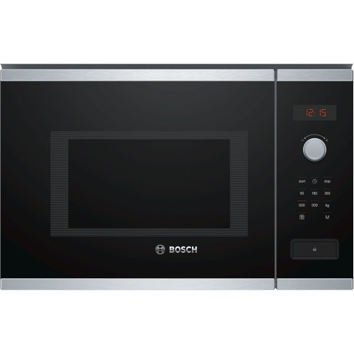 Bosch Serie 4 BFL553MS0 microwave Built-in Combination microwave 25 L 900 W Black, Stainless steel