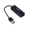 Lanberg NC-0100-01 cable interface/gender adapter USB-A RJ-45 Black