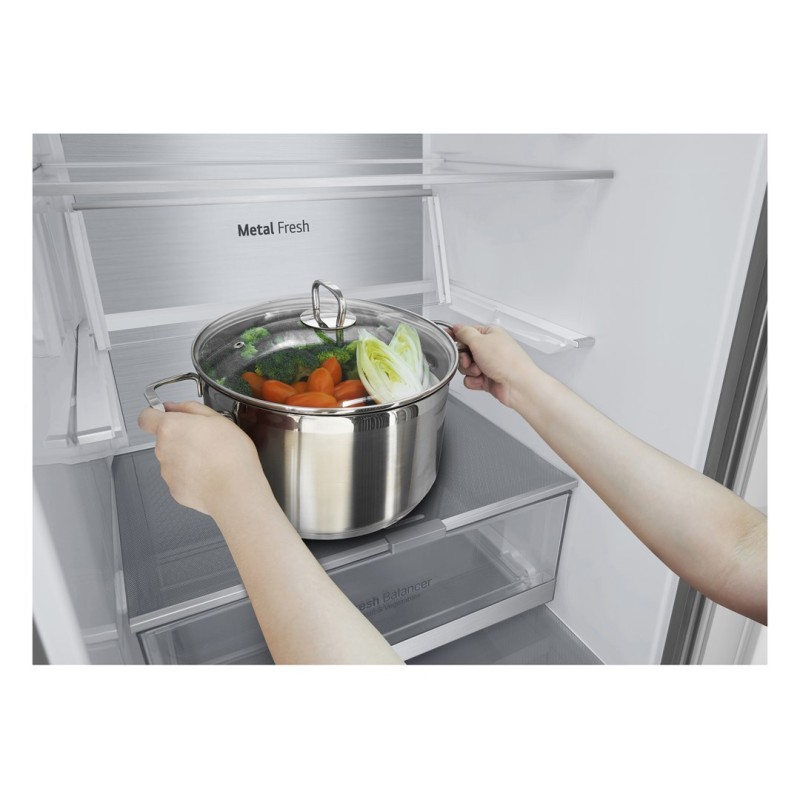 LG GBV7280DPY.APYQEUR fridge-freezer Freestanding 387 L D Silver LG GBV7280DPY.APYQEUR fridge-freezer Freestanding 387 L D Silver