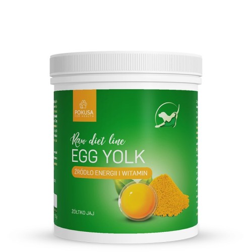 POKUSA Egg Yolk RawDietLine - supplements for dogs and cats - 150g
