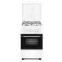 Ravanson KWGE-K550 white gas-electric cooker