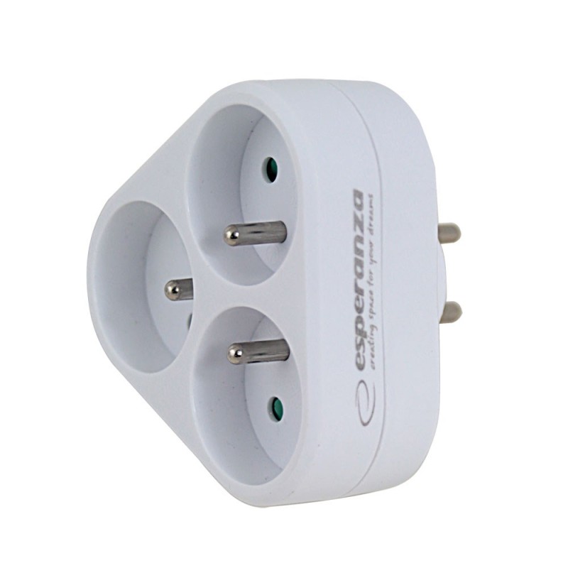 Esperanza ELK303W Electrical Splitter 3 sockets White Esperanza ELK303W Electrical Splitter 3 sockets White
